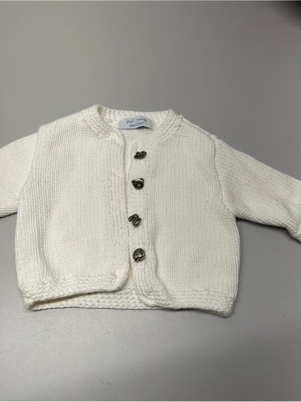 Baby Cardigan with Decorative Buttons